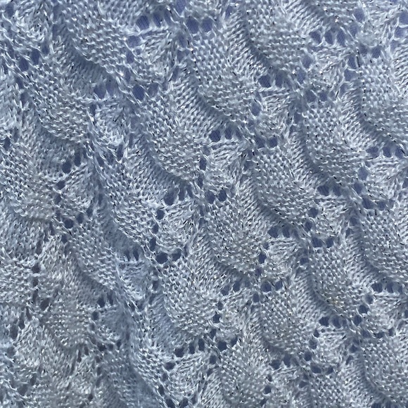 Retro Y2K Metallic Knit Bolero Cardigan - Picture 3 of 9